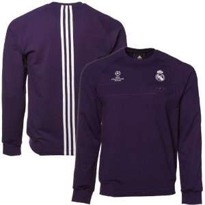  adidas Real Madrid Purple UEFA Champions League Sweat Top 