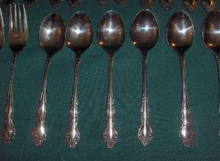 Supreme Stainless Flatware,Japan,31 Pcs,Floral,Scrolls  