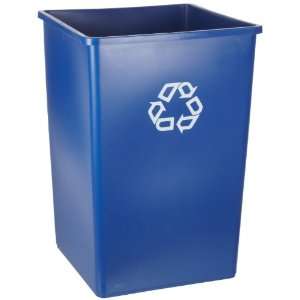 Rubbermaid Commercial 50 Gallon Recycling Container, Square, 19.5 