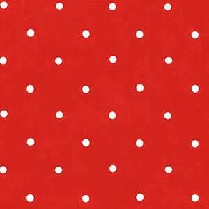  White Polka Dots on Red Wallpaper in Kitchen Concepts 2 