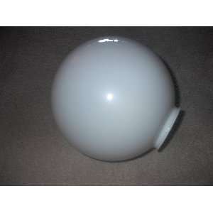    12 Inch White Polyethylene Globes 4 Inch Necks 