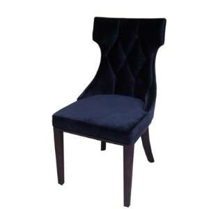  Regis Black Velvet Dining Chair (Set of 2) Furniture 