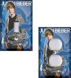 Justin Bieber #2 Light Switch Plate  