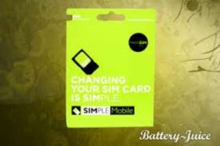 Lot of 20 pcs Simple Mobile Micro Sim Card For Unlocked iPhone 4 4S 