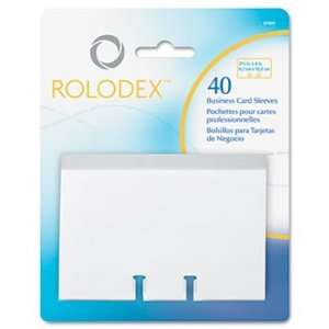  Rolodex Business Card Sleeve Refill,40 Card   12 A Z 