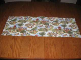 Handcrafted quilted Table Runner Mother Goose Nursery Rhyme