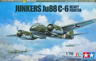 Tamiya 60777 JUNKERS Ju88 C 6 Heavy Fighter 1/72 Kit  