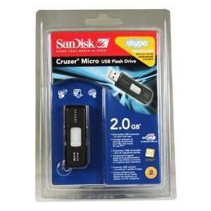    SanDisk 2 GB Cruzer Micro USB Flash Drive