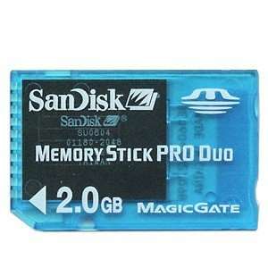  SanDisk Gaming Memory Stick Pro Duo Card 2048MB (2GB 