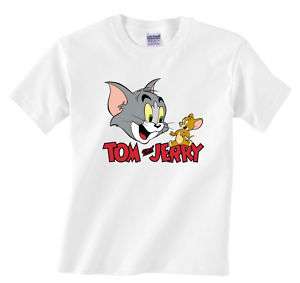 New Custom Tom and Jerry T Shirt Birthday Gift  