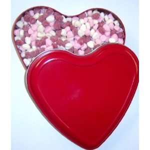 Scotts Cakes Sour Petite Hearts in a Heart Shape Tin  