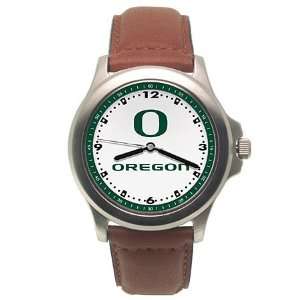   Oregon Ducks Mens NCAA Rookie Watch (Leather Band) Logoart Jewelry