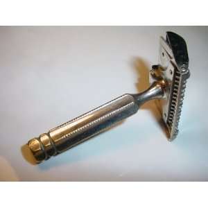   Silver Handle Single Edge Safety Razor Brooklyn, USA 