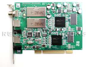 Emuzed Angel PCI Dual TV Tuner Video Card RD729 D6463  
