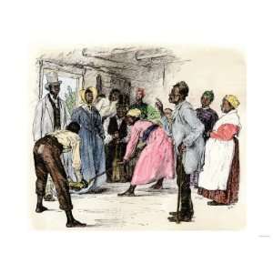   Slaves, from an Eyewitness before the Civil War Giclee Poster Print