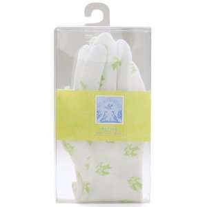   Provence Petits Baby Wash Mitt, White W/ Green Print, 1.6  Ounce Boxes