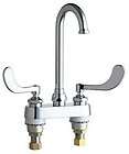   895 317FCCP Chrome Deck Mounted 4 Centerset Utility Faucet with