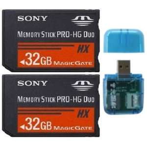  Sony 64 GB (32GB x2) PRO HG Duo HX Memory Stick with Memory 