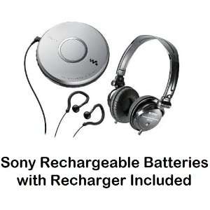  Sony Walkman Portable Skip Free CD Player with Clip Style 