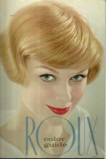 Roux Color Guide Hair Dye Advertising Vintage Hairstyles 1960  