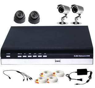 CH H.264 Surveillance DVR System Kit CCTV Security BB  