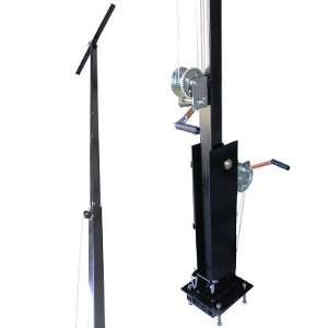 Magnalight Three Stage Light Mast   Extends up to 30 Feet   Mount LED 