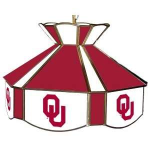  Oklahoma Sooners   College Stained Glass Swag Light, 16W 