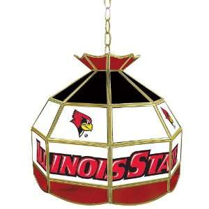  Illinois State U Stained Glass Tiffany Lamp   16 Inch 