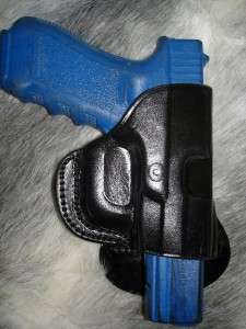 WALTHER PPS PPQ PK380 P99 BLACK LEATHER RH PADDLE HOLSTER by TAGUA 