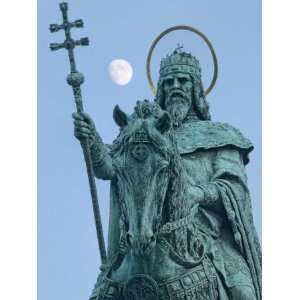 Memorial of St. Stephen King of Ungary, Fishermans Bastion, Budapest 