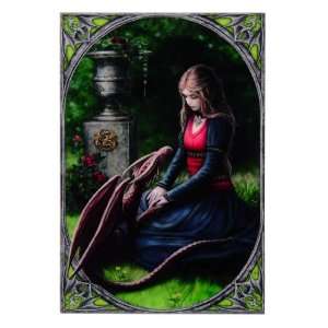   ANN STOKES Secret Garden Art Tile 8x12 99030 BY ACK