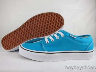   vulcanized style vn 099z0p5 colorway scuba turquoise blue true white