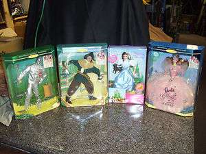 WIZARD OF OZ BARBIE DOLL COLECTION ALL NIB NEVER BEEN PLAYED WITH 