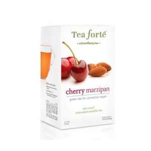 Tea Forte Cherry Marzipan   Green Tea   Eco Teabag 16 pcs. Organic