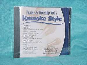 Praise & Worship V2 Christian Gospel Karaoke NEW CD+G  