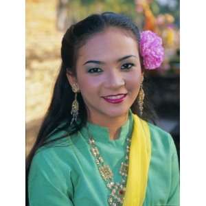  Portrait of a Traditional Thai Dancer, Sukhothai, Thailand 