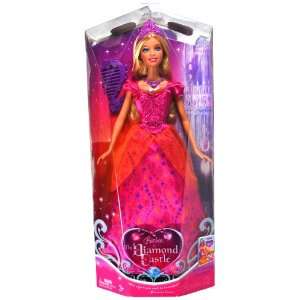   Doll   Princess Liana with Elegant Pink Dress, Necklace, Tiara and