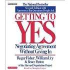 Getting to Yes Negotiate Agreement CD Audio Book NEW