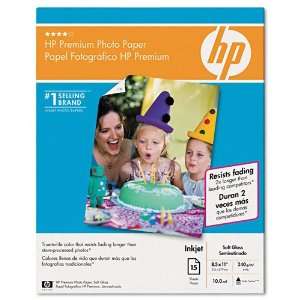  Products   HP   Premium Photo Paper, 64 lbs., Soft Gloss, 8 1/2 x 11 