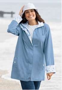 Woman Womens Coat Jacket Raincoat Spring Parka Winter Clothing S M L 