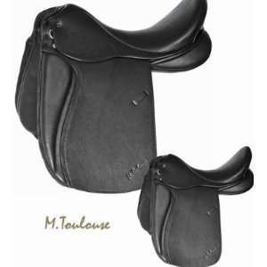 Toulouse Venice Double Leather Dressage Saddle Medium, 17.5  