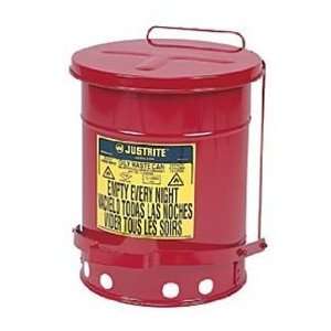   Gallon Oily Waste Can   Foot Operated Cover   09300