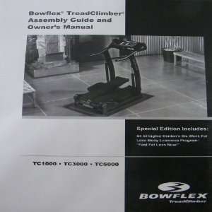  BowFlex Treadclimber Owners Manual TC 1000 TC 3000 TC 5000 