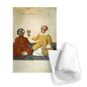  A light Turkish meal, 1567 (w/c on paper)    Tea Towel 