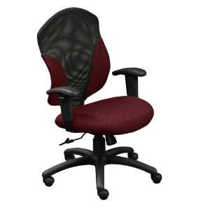  Mid Back Chair with Mesh Insert and TArms