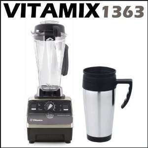 Vitamix 1363 CIA Professional Series Blender Platinum + Travel Mug 