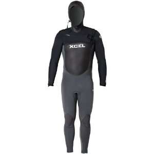  Xcel Wetsuits Drylock 5/4mm Hooded Wetsuit Sports 