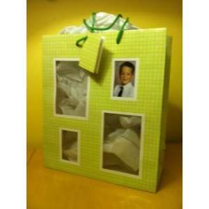 Spring Green 4 Picture Frame Gift Bag (11 x 9.5)  Kitchen 
