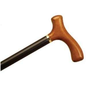 Wood Cane With Natural Stained Fritz Handle