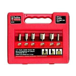   / Straight Router Bit 6 Piece Set By Peachtree Woodworking PW3010